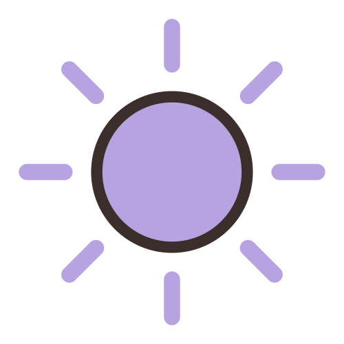 Sun Setting Behind Hills — free aesthetic stickers PNG