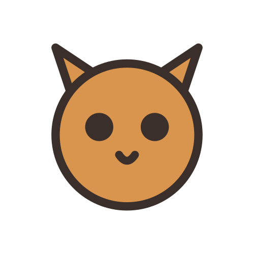 Sleeping Cat Curled Up — free animal stickers PNG