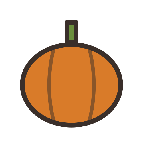 Stack Three Pumpkins Orange — free autumn stickers PNG