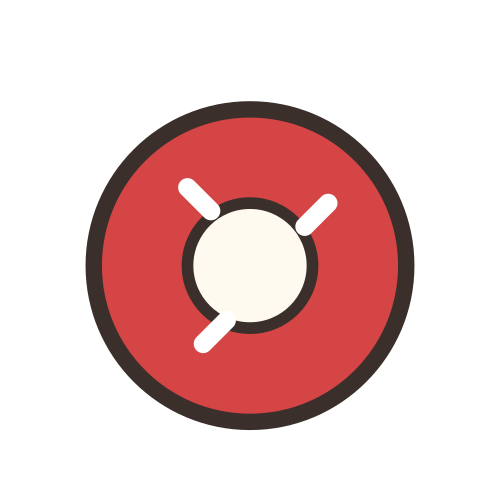 Christmas Donut White Glaze — free christmas stickers PNG