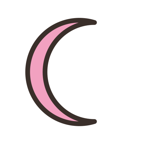 Sleepy Fox Curled Up — free cute stickers PNG