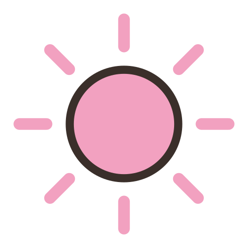 Bright Sun Smiling Face — free cute stickers PNG