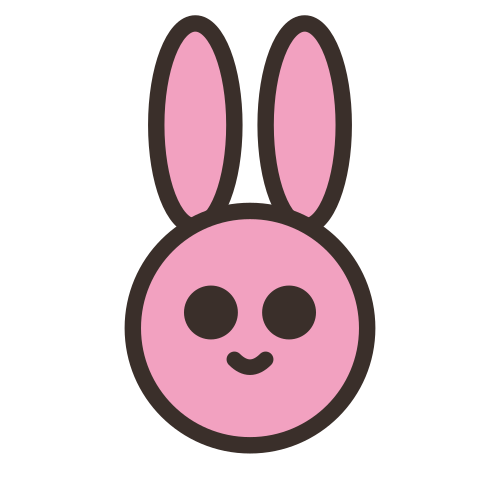Bunny Fluffy Cotton Tail — free easter stickers PNG