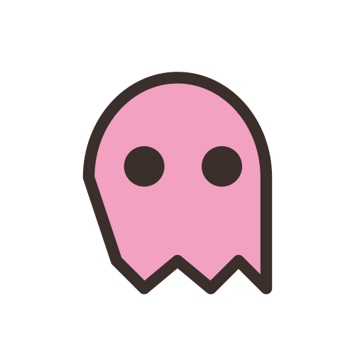 Cute Ghost Blush Cheeks — free kawaii stickers PNG