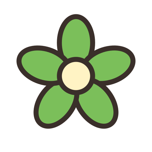 White Daisy Yellow Center — free spring stickers PNG