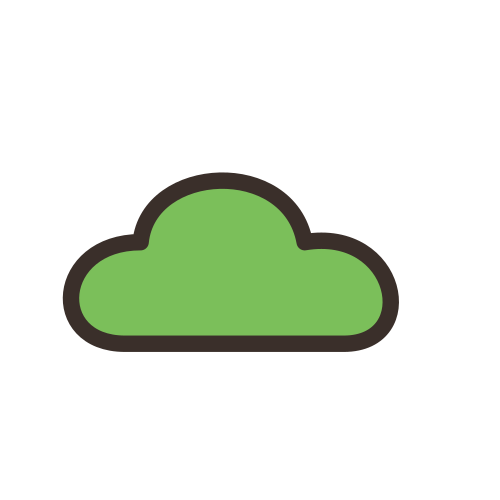 Breezy Cloud Swirls — free spring stickers PNG