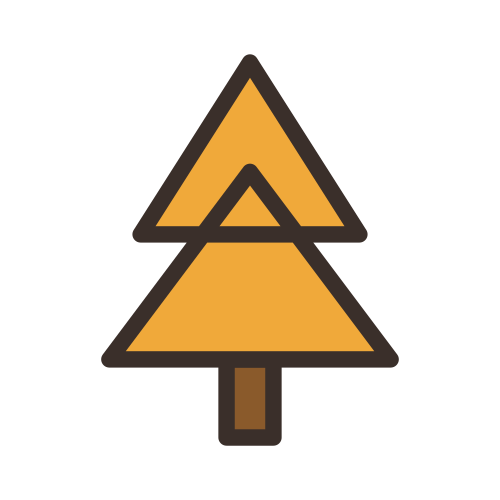 Two Palm Trees Tiny — free summer stickers PNG