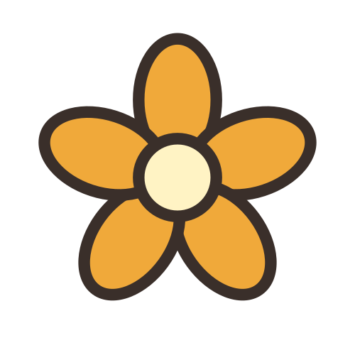 Tropical Hibiscus Flower — free summer stickers PNG