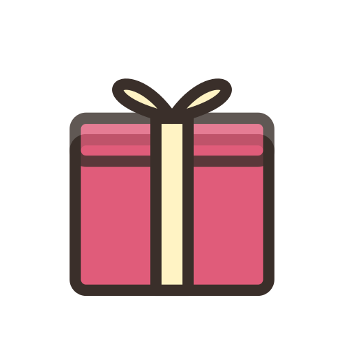 Gift Box Heart Bow — free valentine's stickers PNG